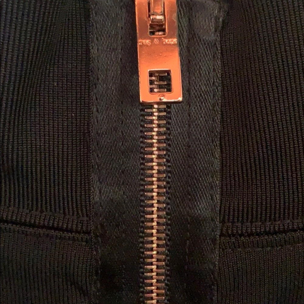 rag & bone tank, rose gold exposed zipper (back) - Picture 3 of 9